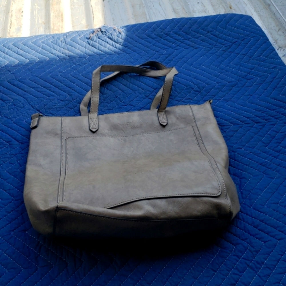 Large Gray Handbag